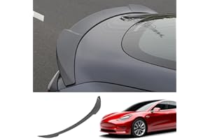 Bomely Spoiler Wing Compatible with 2017-2023 Tesla Model 3 Spoiler Wing Sports Car Rear Spoiler Car Styling Kits for Tesla Model 3 Accessories (Glossy Carbon Fiber Pattern)