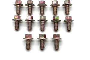 Region Offroad 42RLE / 41TE Automatic Transmission Oil Pan Bolts (13) Compatible with Jeep Wrangler TJ JK 03-11 Liberty KJ KK