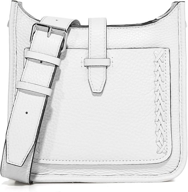 megan mini feed bag with whipstitch