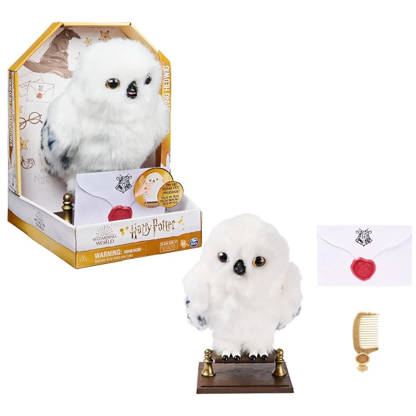 Wizarding World | Civetta Edvige interattiva di Harry Potter | 15 suoni e movimenti