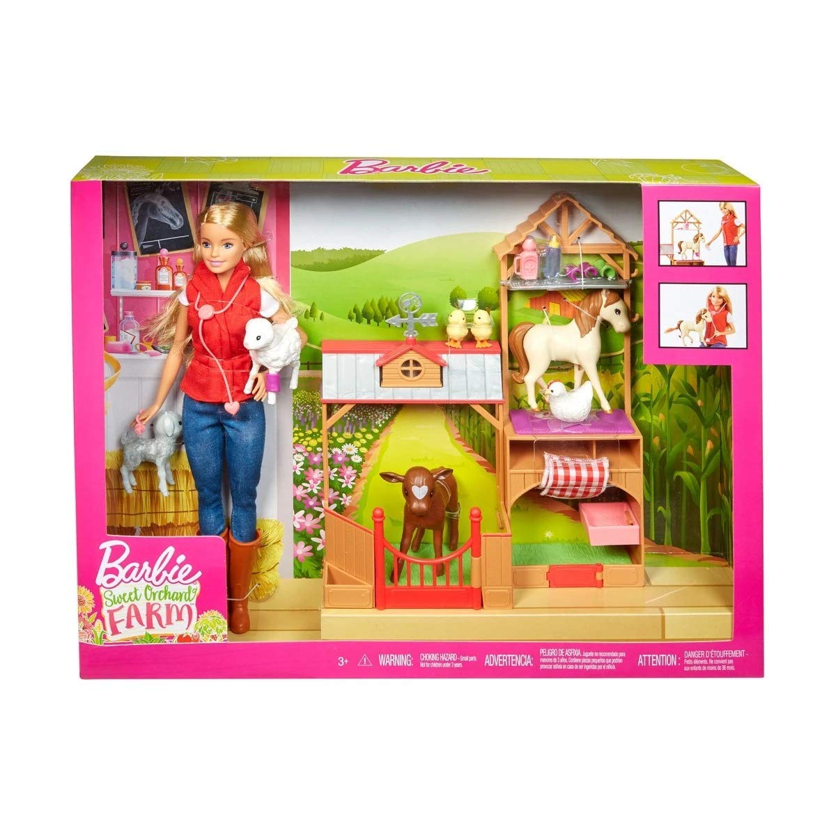 barbie and ken farm set