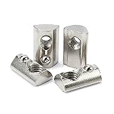 20 Pcs 2020 Series T Spring Nut, M4 Thread Roll in