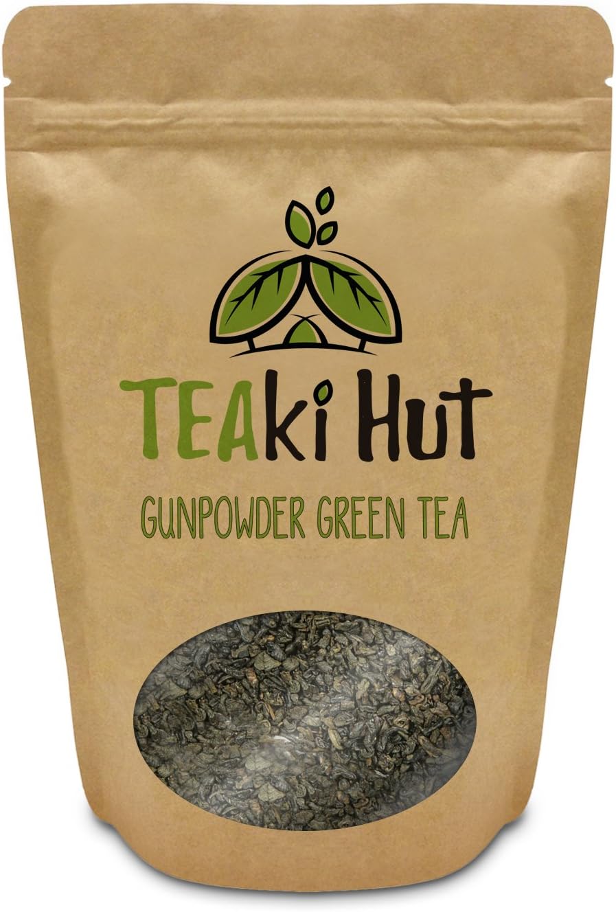 Organic Gunpowder Green Tea 2 oz (30 Servings): 3-Time Award Winning Loose Leaf Tea – Hand-Rolled, Fair-Trade, Young And Tender Organic Tea Leaves – A Deeply Renewing Energy Boost Any Time Of Day