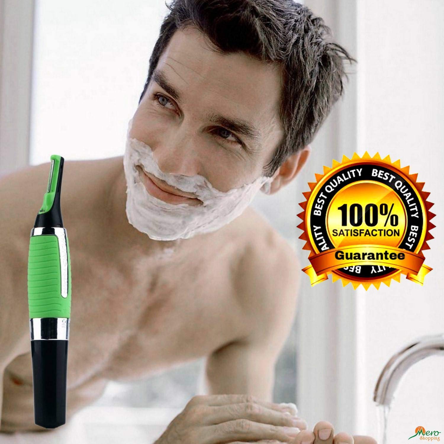 Zumart Nose Hair Trimmer With Built In Led Light For Men Pack Of