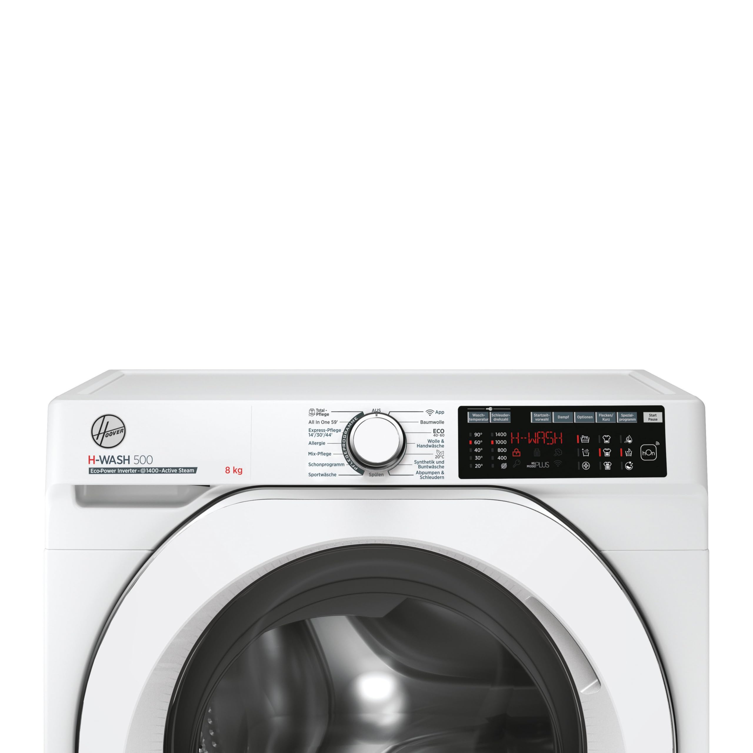 Hoover HWQ 48AMC/1-84 Waschmaschine I 8 kg I Wi-Fi und Bluetooth I Inverter-Motor I Dampfoption I Fleckenoption 4