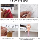 KITHIOM 400 Pcs Double Sided Sticky Dots 10mm Transparent Traceless Removable view 6