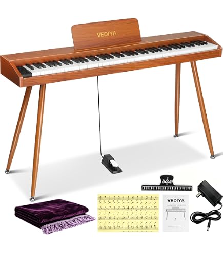 Amazon.com: KEYIVOX SP88G Digital Piano Keyboard with Stand
