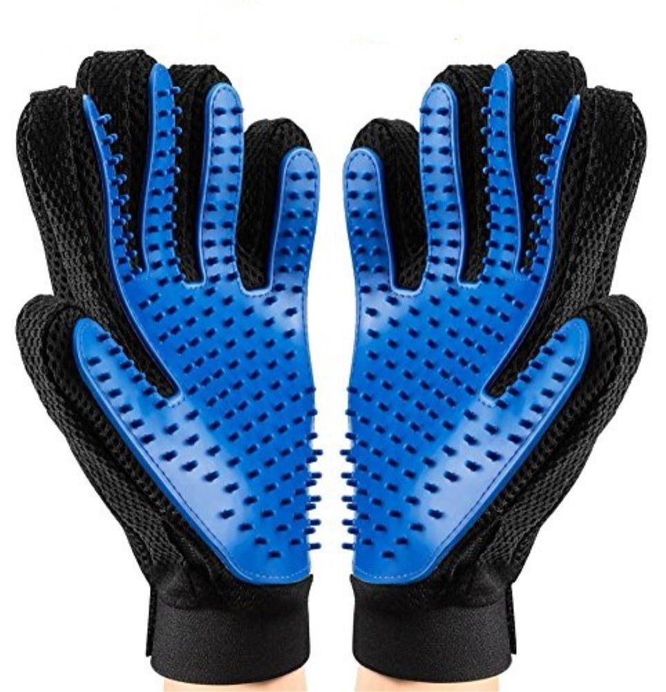 Pet Dog Cat Grooming Brushes Deshedding Glove Cat Hair Remover Brush for Gentle and Efficient Pet Grooming (2Pcs)