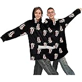 DEZEXHOM 2 Person Couple Hoodies Matching Pajamas for Couples Oversized Matching Onesies Sweatshirts