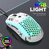 KUIYN 383 PRO M5 Ultralight Wired Gaming Mouse 65g PAW3325 12000 DPI 26 RGB view 3