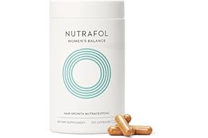 Nutrafol Women's Balance Hair Growth Supplements, Ages 45 and Up, Clinically Proven for Visibly Thicker Hair and Scalp Coverage, Dermatologist Recommended - 1 Month Supply