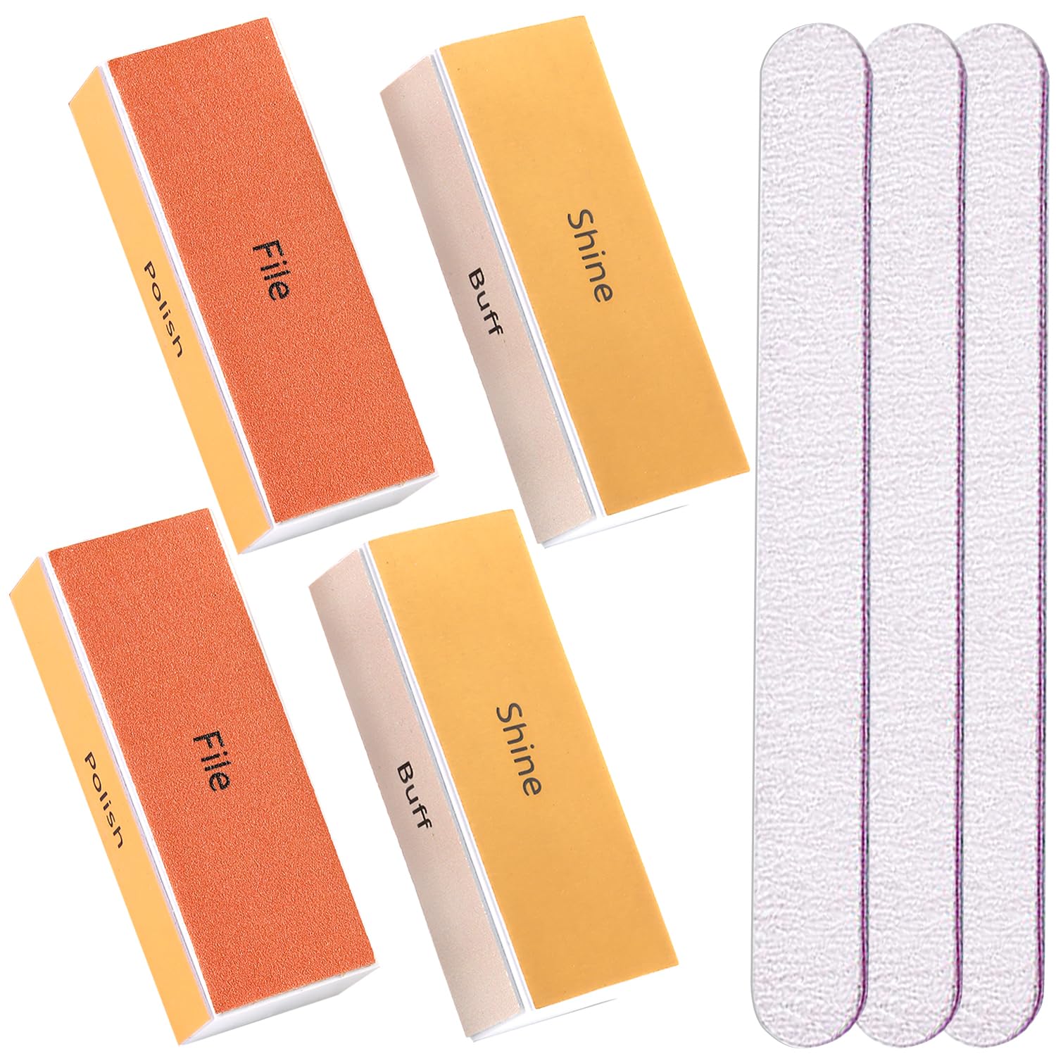 Photo 1 of *MISSING PARTS*
Furtherpretty Nail Buffer and Shine Kit, 4 Sided Nail Buffer Block Nail Files for Natural Nails Buffing Sanding Polishing Fingernail Smoother Block 100/120/240/600/3000 Grit Nail Filer Manicure Tools