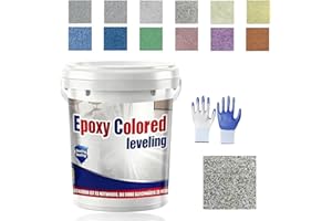 Epoxy Colored Sand Self Leveling Floor Paint, Epoxy Floor Paint, Epoxys Colored Sand Self Leveling, for Basement, Wood Floors