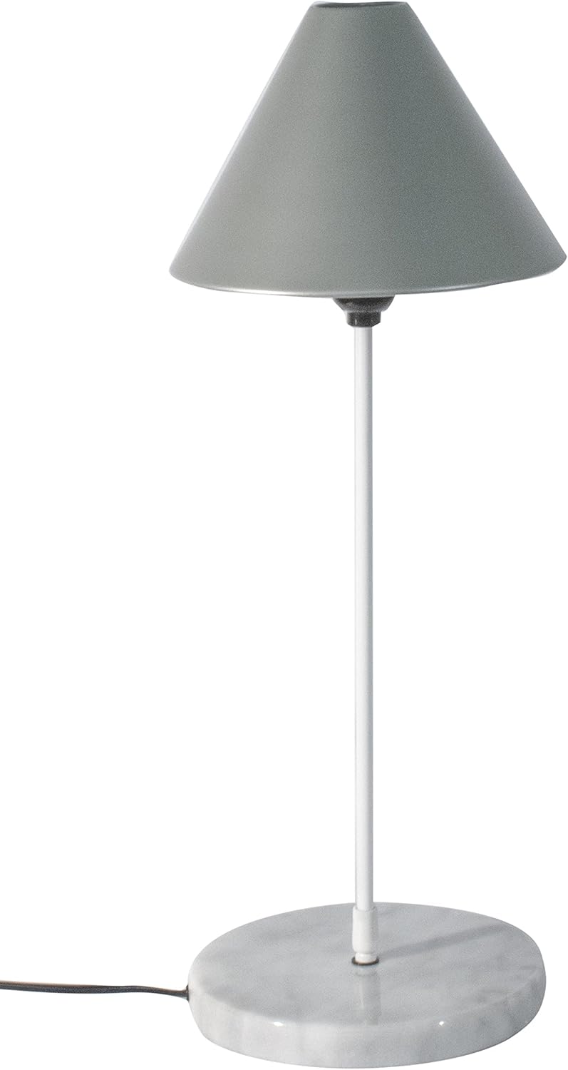 Electrix Commercial Grade Metal Desk Lamp with Adjustable Arm, White, 20252-001