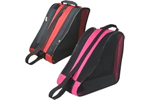 Gooyule Ice Skate Bag - Large Capacity Skating Bag Fits Quad, Inline and Most Roller Skates