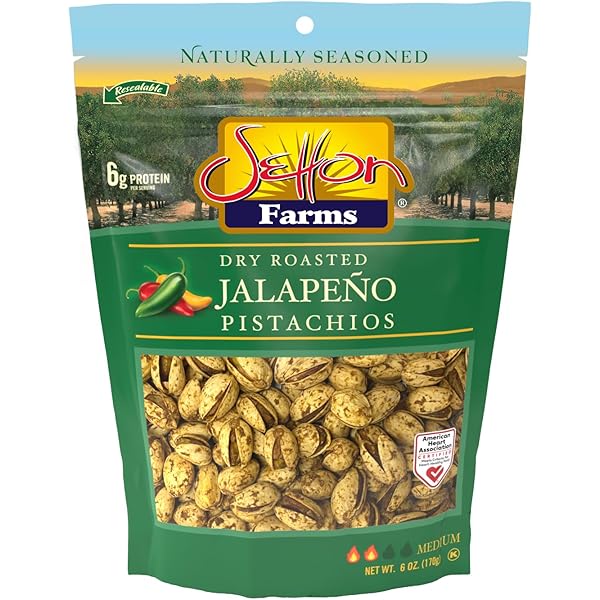 Setton Farms Scorpion Pepper Pistachios - Extreme Spicy Snack 20oz Value Bag