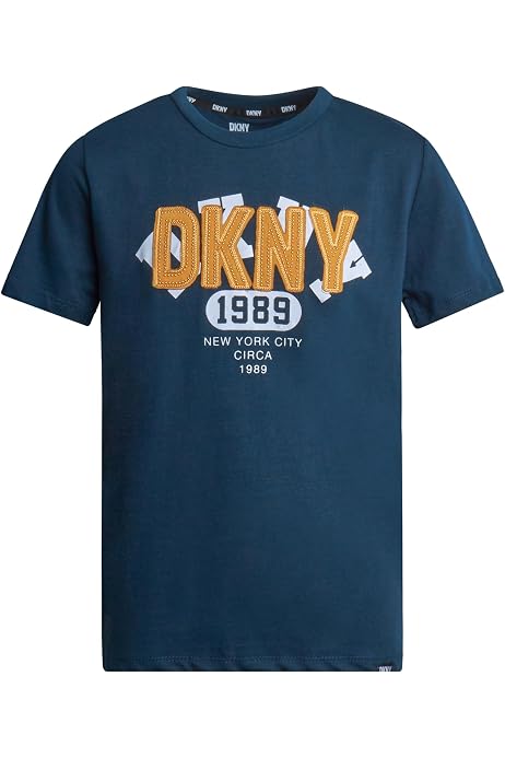 thumbnail image 2 of DKNY Boys' Graphic T-Shirt - Soft Cotton Crewneck Tee In Various Sizes 8-20 2 of 11