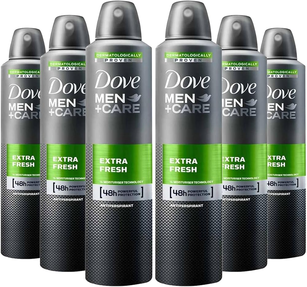 Dove Men + Care Extra Fresh Antiperspirant Deodorant Aerosol 250 ml Case of 6
