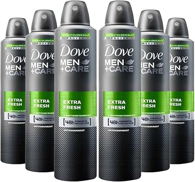 Dove Men + Care Extra Fresh Antiperspirant Deodorant Aerosol 250 ml Case of 6