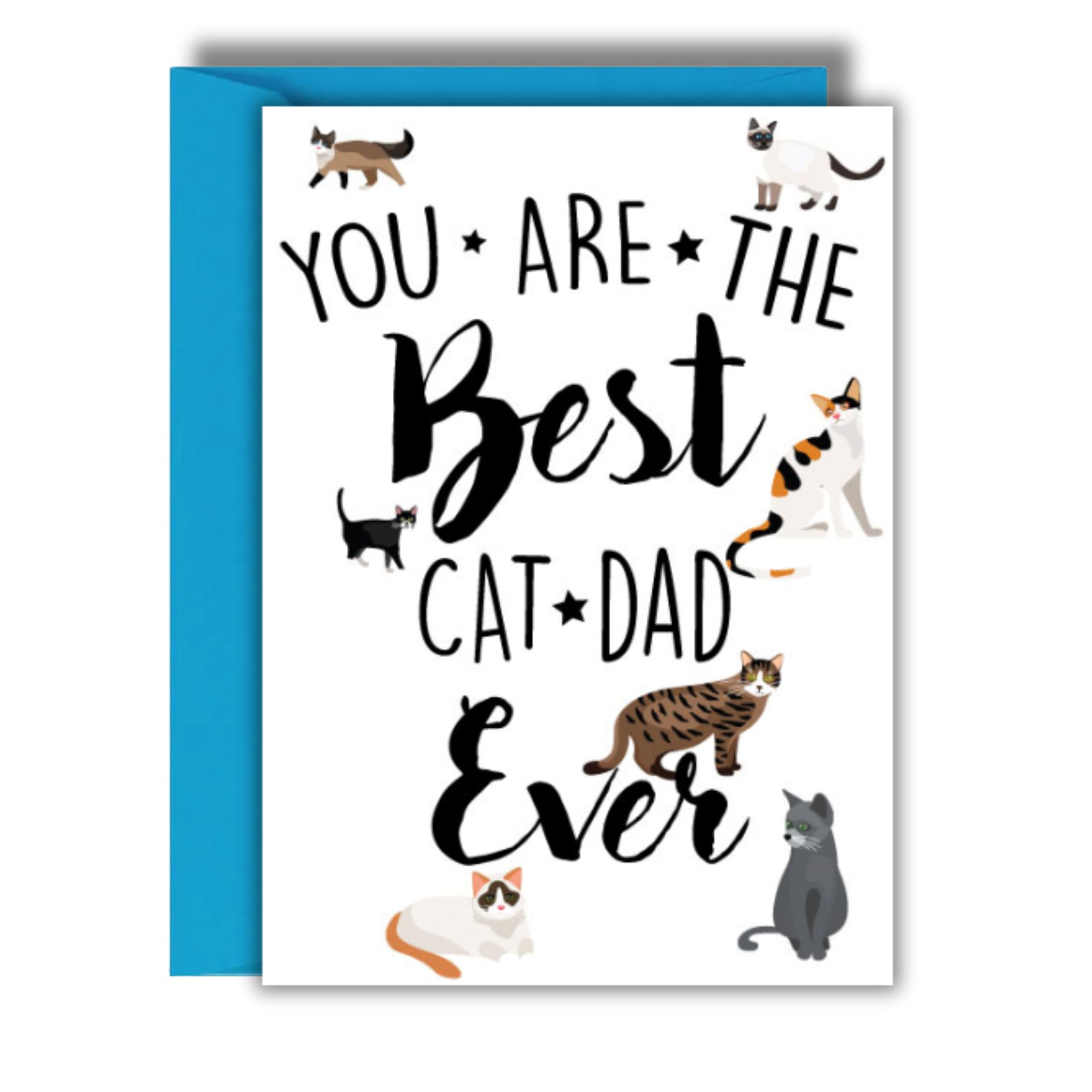 Funny Cat Birthday Card |Cat Owner Card,Cat Lovers Gifts for Men,Women,Husband, Wife,Brother,Sister,Best Friend,Dad,Mom