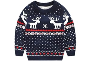 REDODECO Childrens Cotton Christmas Ugly Sweater Pullover Outfit Jumper for Christmas Party Photograph Best Gift