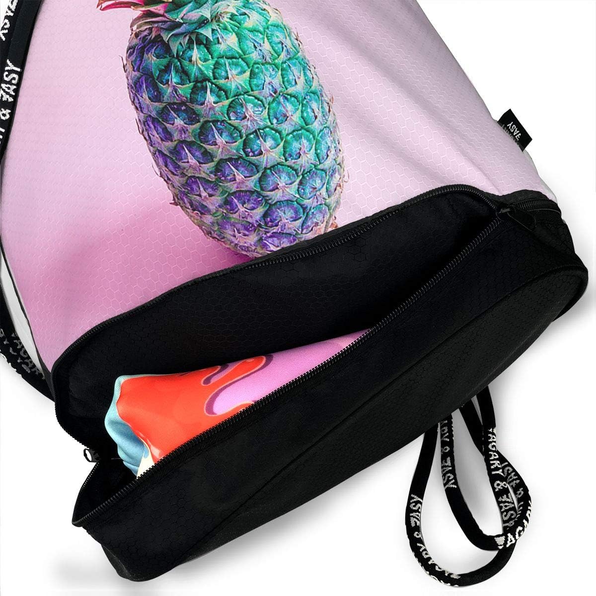 pineapple drawstring backpack