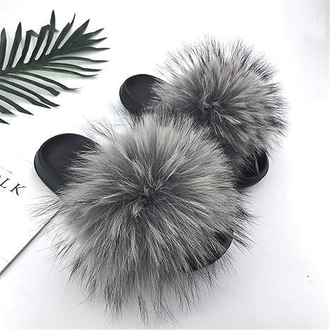 fur flip flops wholesale
