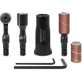 Arbortech Precision Carving System - 3 Piece Precision Power Carving Attachment Set for Woodworkers Featuring Mini Ball Gouge - PCS.FG.1000.20