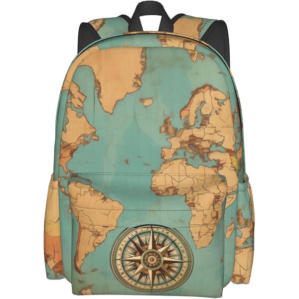 Amazon.com: YPPAHHHH Vintage World Map Mini Backpack Purse  display picture 1