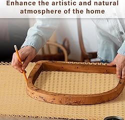 Natural Width Rattan, 16"x20" Cane Webbing