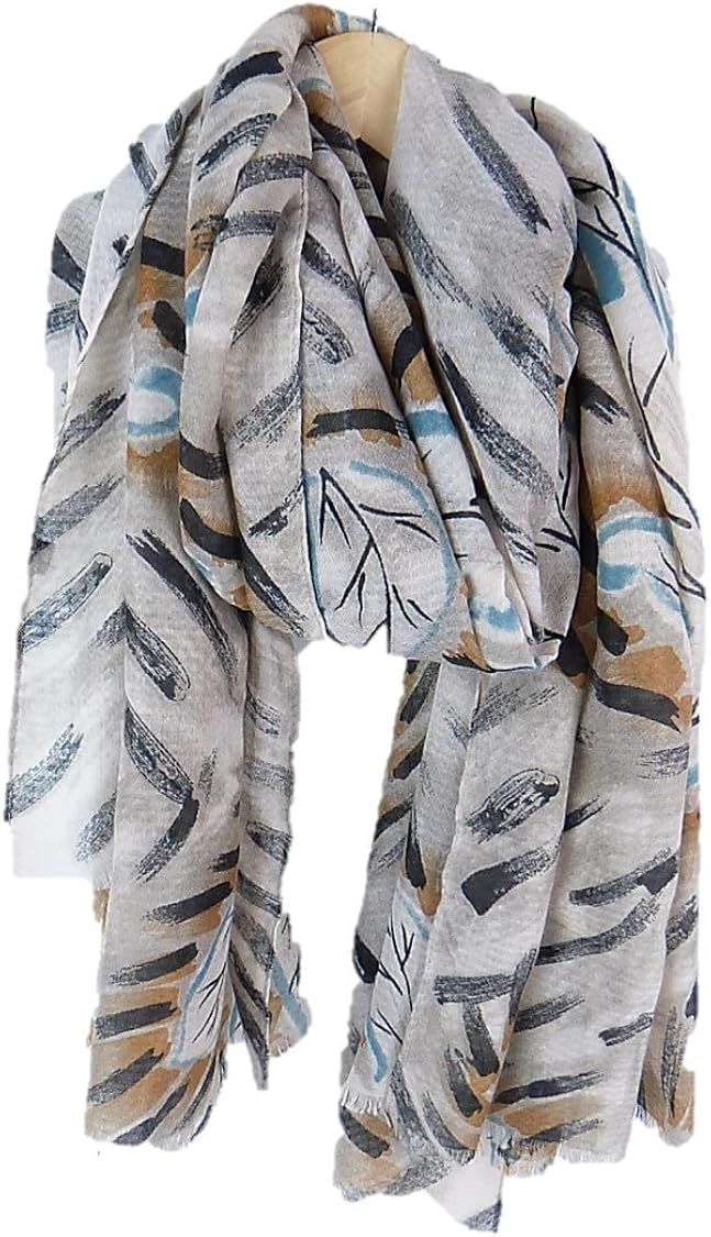 Claudia & Jason® Newly Designed Maple Leaaves Printed Scarf Wrap Sarong