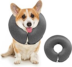 MIDOG Inflatable Dog Neck Donut Collar Alternative