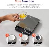 Etekcity 10kg Digital Kitchen Scale Waterproof USB-C Rechargeable LED Display view 7