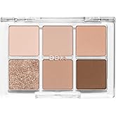 BBIA Ready To Wear Eye Palette - Ultimate Eyeshadow Palette Blendable & Buildable Shade Soft Texture Shimmer Finish Gorgeous Pearls Daily Eye Shadow Colors Vegan Korean Eye Makeup (02 MOOD BLUSH)