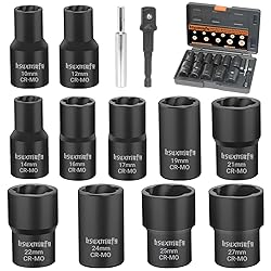 BSUXMAFG Bolt Nut Extractor Set, 13 PCS Easy Out