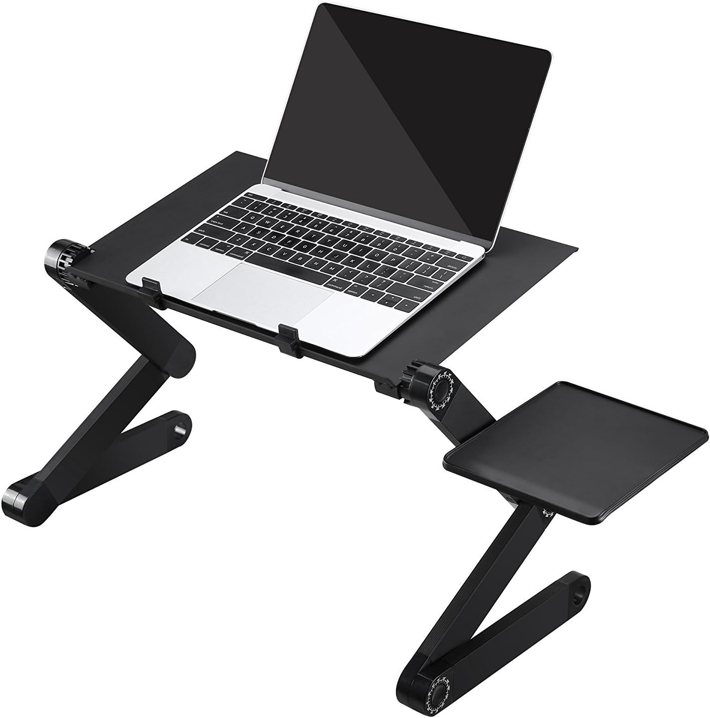 Folding Table Desk with Mouse Pad Side, Stand for Bed & Sofa Table, Laptop Computer Stands for Office, Home, Coffee Shop, School