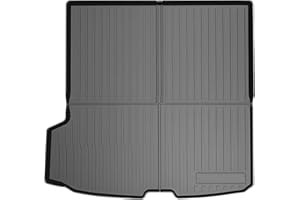 Mixsuper Custom Fit Cargo Liner for Volvo XC90 2016-2025, Trunk Liner for XC90 Accessories All Weather Cargo Mat Behind 2nd Row Anti-Slip Black