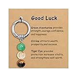 haolry Natural Crystal Keychain New Beginnings