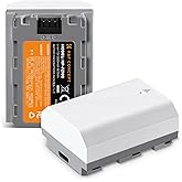 K&F CONCEPT 2-Pack 2600mAh NP-FZ100 Battery with USB C 2.5H Fast Charging Compatible with Sony A7iv A7iii A7RV A7C A7CII FX30