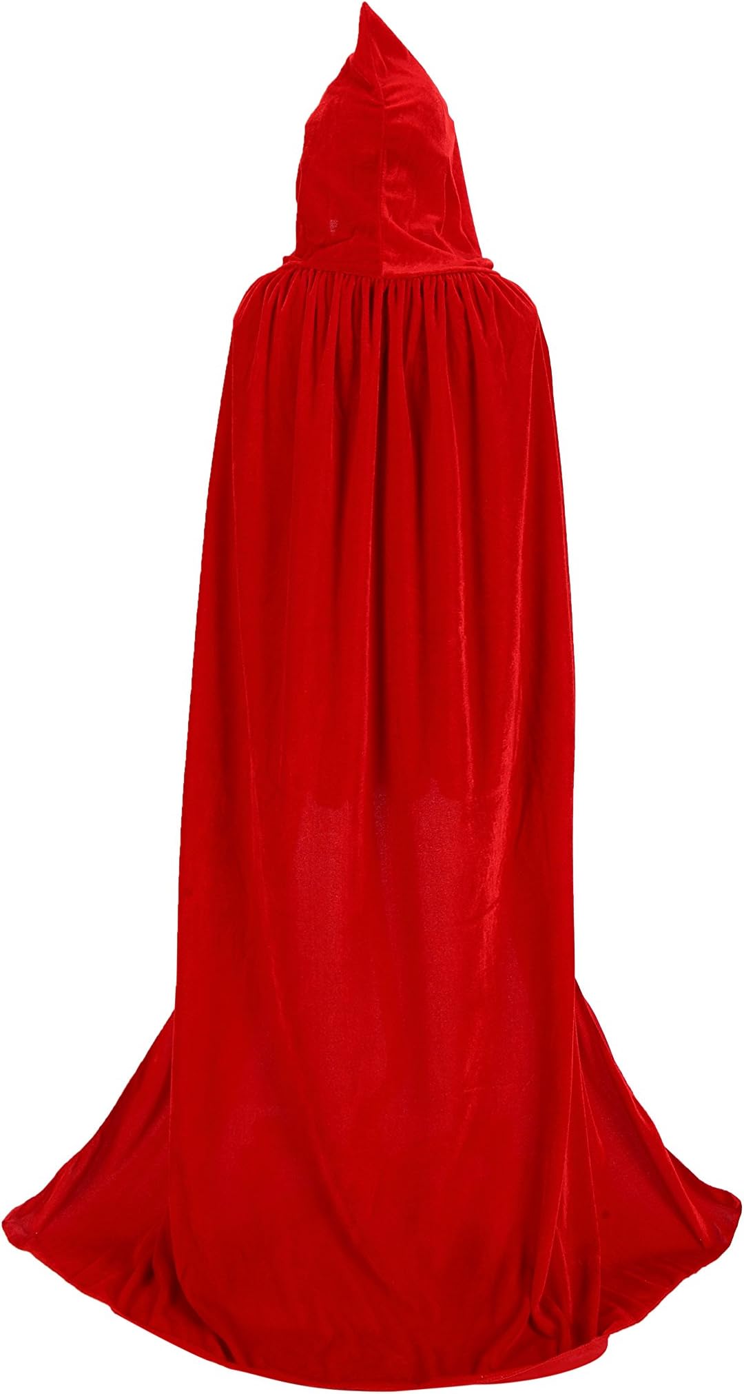 TULIPTRENDFull Length Hooded Cloak Velvet Halloween Costume Cape Cosplay Party Cloak For Men And Women