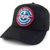 US Navy TOP Gun Patch Snapback Cap - Fighter Weapons School