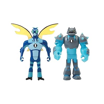 Ben 10 Alien Creation Figures 2 Pack (Shock Rock, Stinkfly)