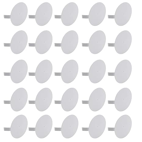 Meister Federdeckel weiß - Geeignet für Ø 70 mm Abzweigdosen - 25 Stück - Für einen bündigen Abschluss mit der Wand/Dosendeck