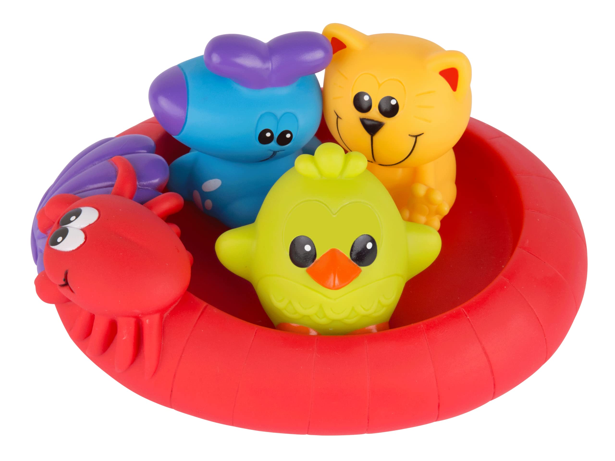 Playgro Bath Toy 3 Floating Friends - Waterproof/Dirt-Free