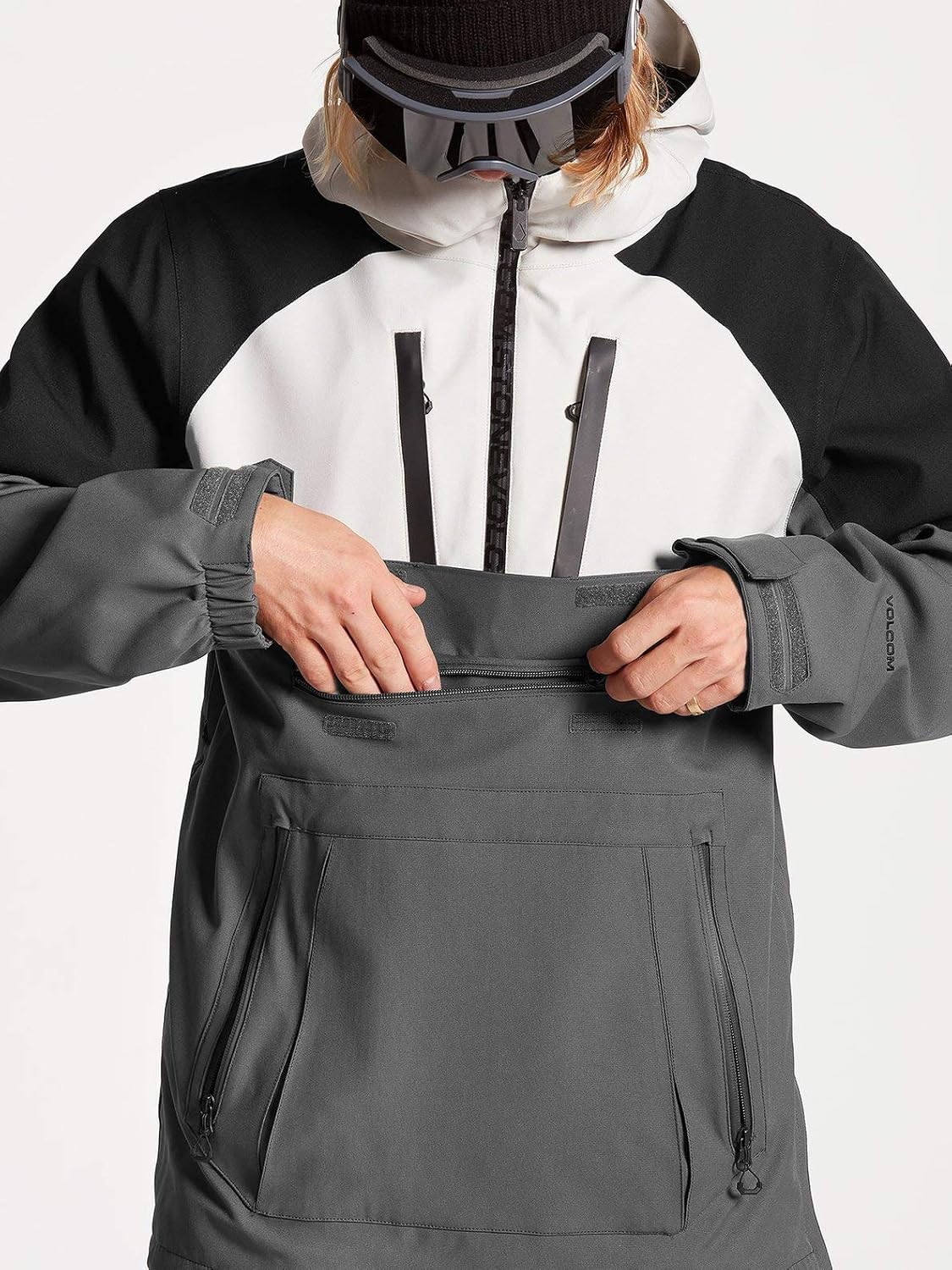 Volcom mens Brighton Pullover 2-layer Snow Jacket: Clothing