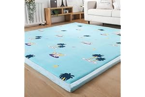Play Crawling mat for Nursery Baby, Extra Soft Activity Floor Mat for Kids Playroom Bedroom-Coconut tree-120 * 200cm