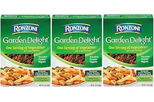 RONZONI Garden Delight Tricolor Penne Rigate, 12 Oz., (Pack of 3)