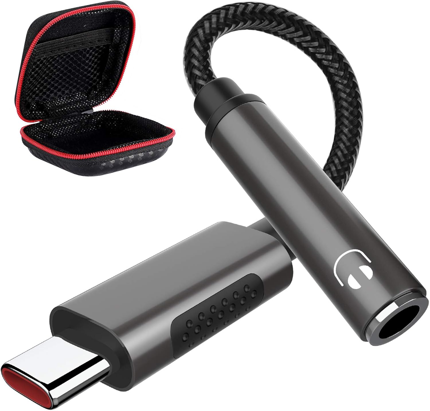 TITACUTE USB C to 3.5mm Jack Adapter, Hi Res USB C Headphone Adapter