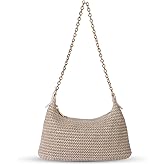 GOLDTIMO Women's Straw Woven Beach Bag Summer Vacation Shoulder Purse