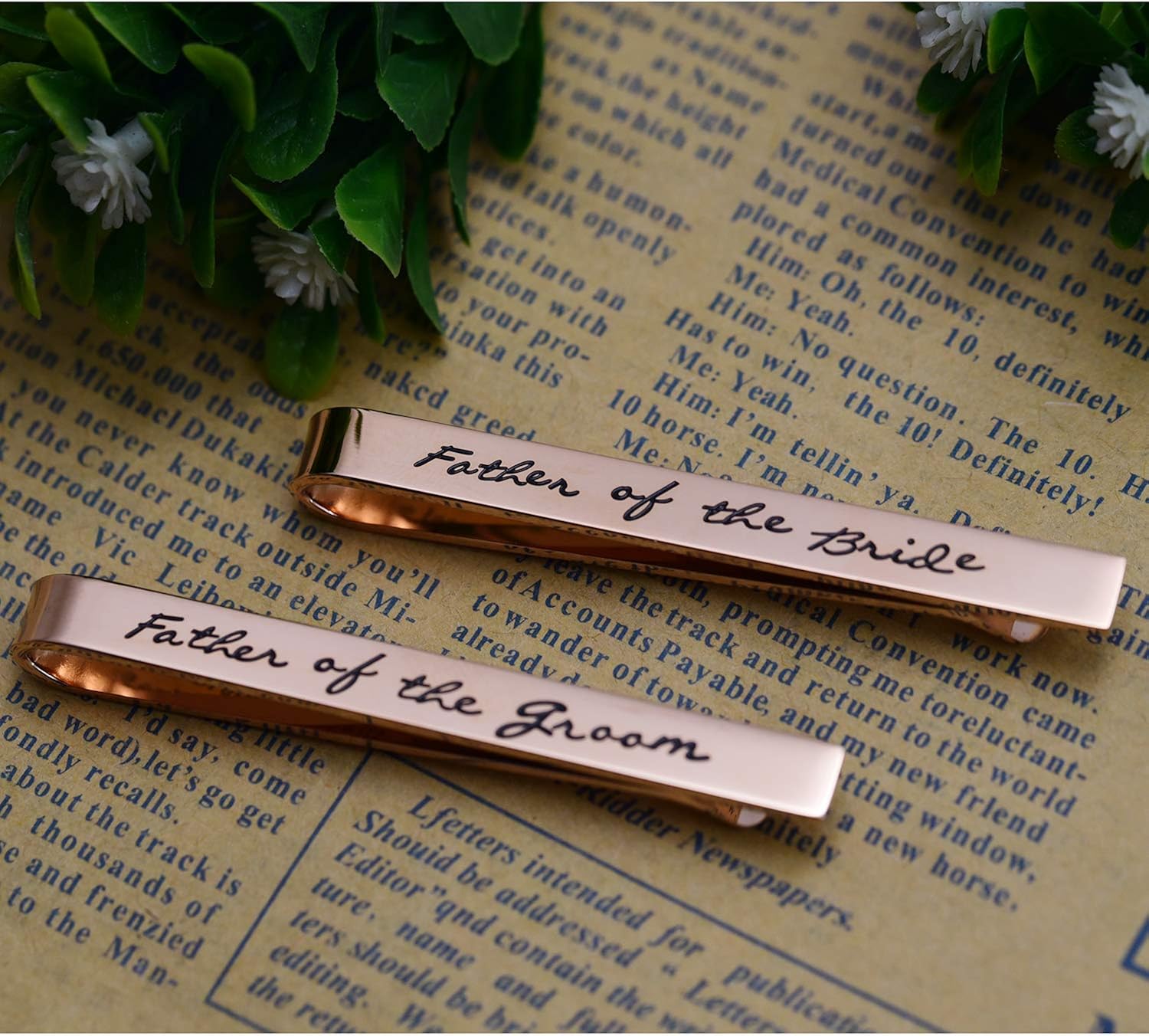 father of the groom present